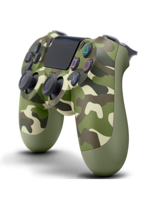 Джойстик беспроводной Sony DualShock 4 v2 Camouflage (Зеленый камуфляж) (PS4)